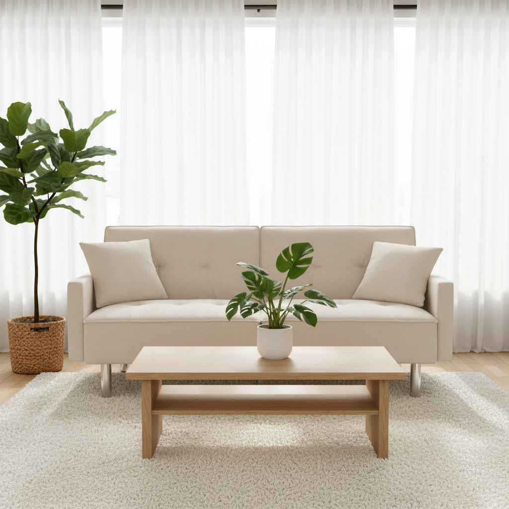 80 Canapé-lit futon convertible
