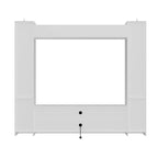 Meuble TV avec cheminée encastrable – Meuble multimédia élégant