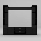 Meuble TV avec cheminée encastrable – Meuble multimédia élégant