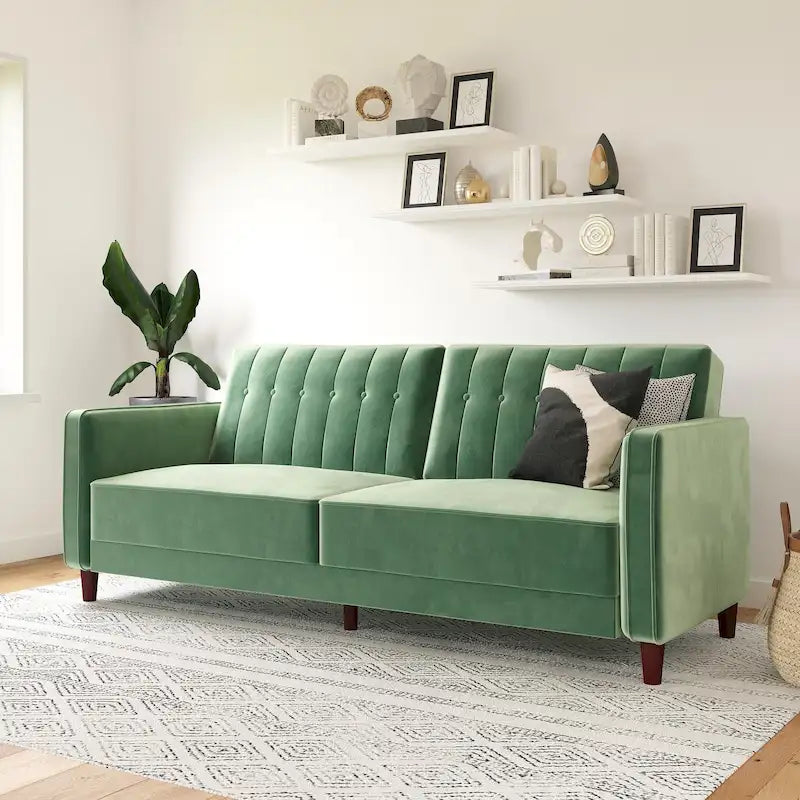 Futon de transition capitonné