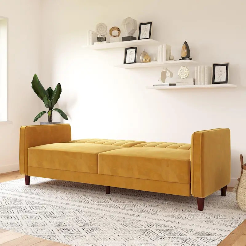 Futon de transition capitonné