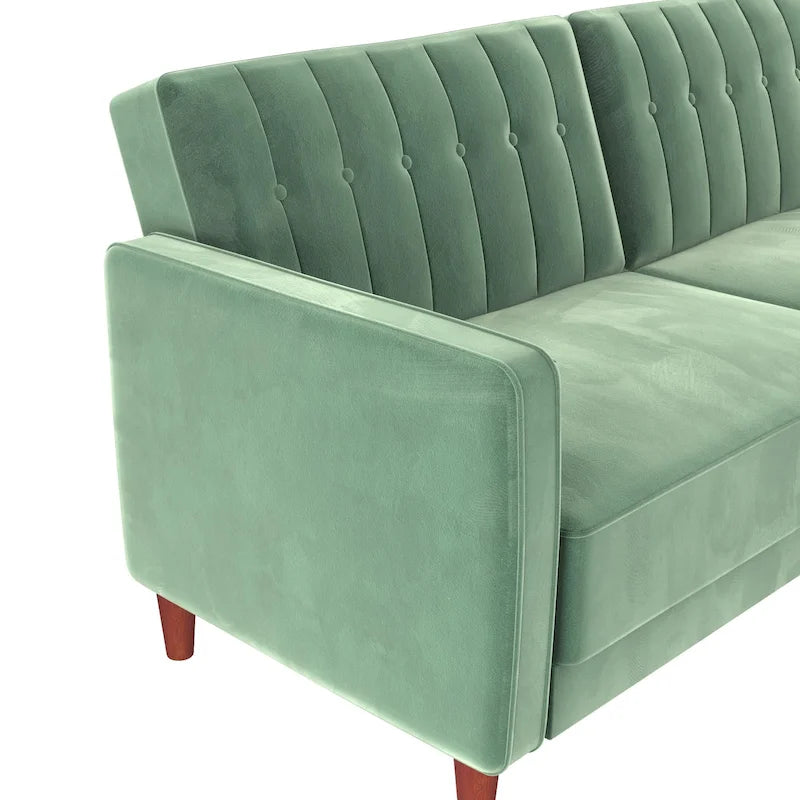 Futon de transition capitonné