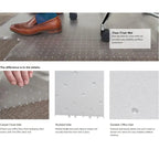 Nouveaux Tapis de Protection de Chaise de Bureau Transparents Cloutés en PVC Tendance