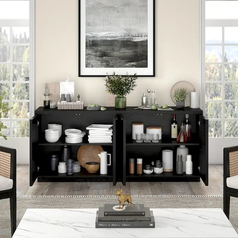 Table de buffet rectangulaire de 68 po de large - 68 po de large