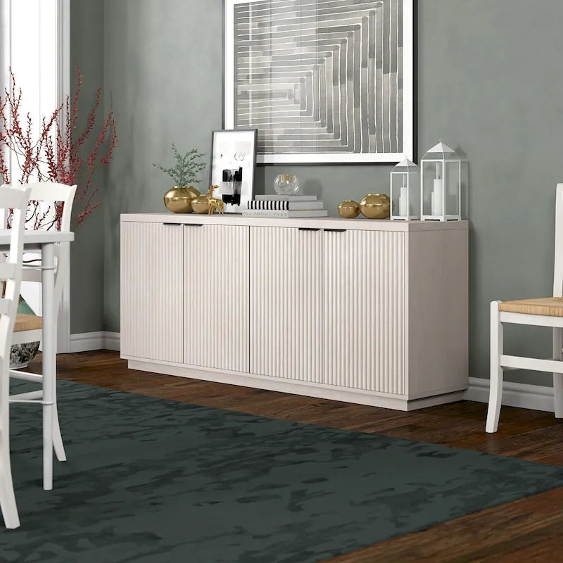 Table de buffet rectangulaire de 68 po de large - 68 po de large