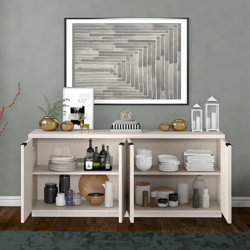 Table de buffet rectangulaire de 68 po de large - 68 po de large